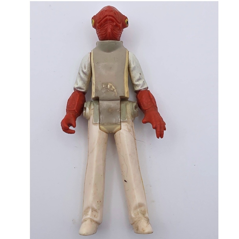 Kenner Admiral Ackbar Action Figure 3.75in White/Red Fair 1982 Star Wars LFL